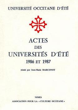 Actes des universités d'été