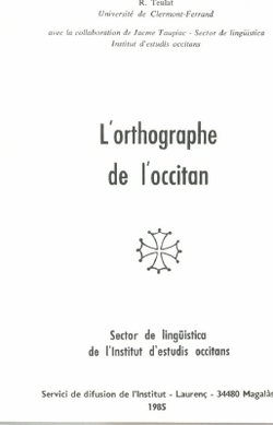 L'orthographe de l'occitan