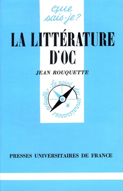 La littérature d'oc "Que sais-je ?"